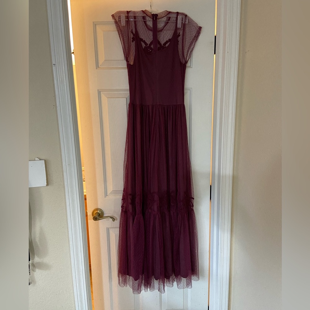 Joyfolie Mia joy dress burgundy size XS